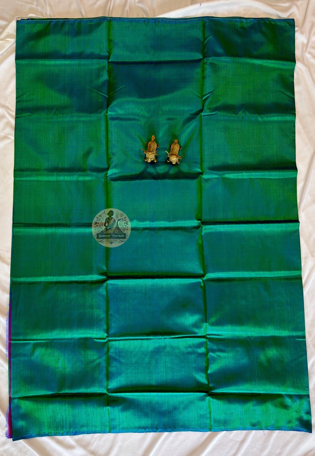 Artisan-woven Bengal silk than saree in premium packaging – fair trade handloom delivered to Derby and Cheltenham