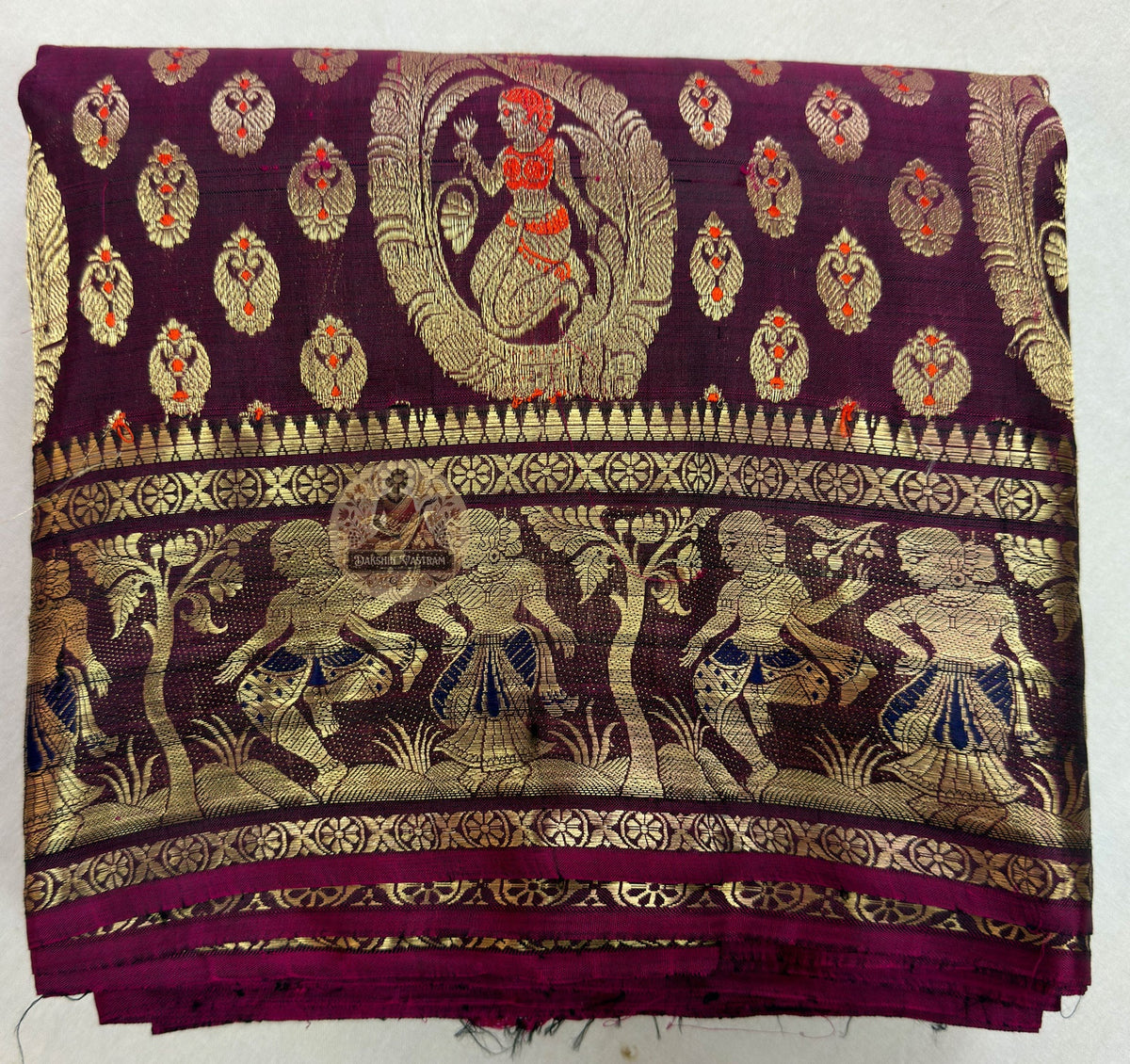 Swarnachari pure silk saree for Indian weddings and festivals – UK delivery from Bengal weavers