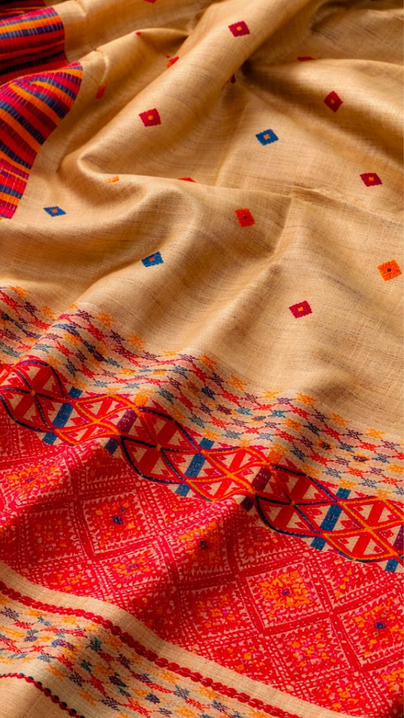 Muga Silk Saree – The Golden Treasure of Assam, Now in the UK