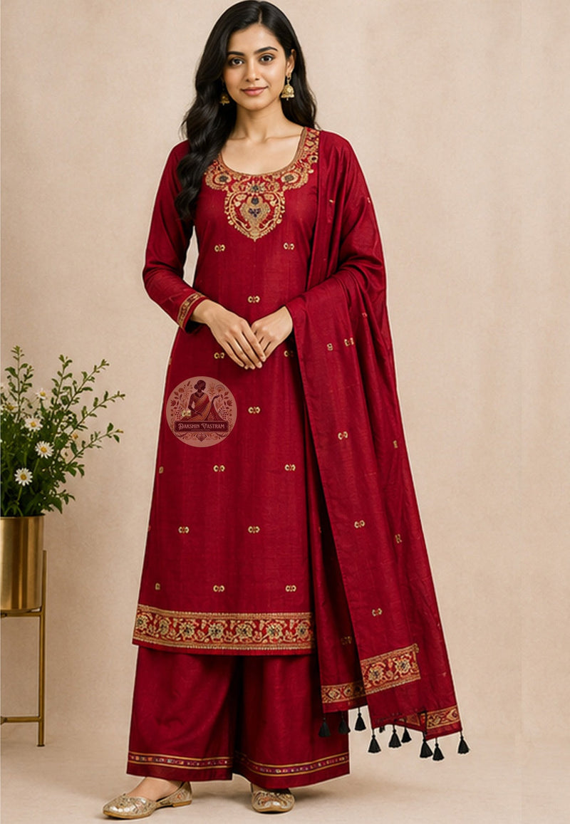 Shop Handloom Baluchari Silk Kurti Pieces Online