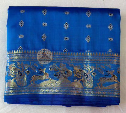 Authentic handloom Swarnachari Pure Silk Saree – timeless golden weave for brides across India