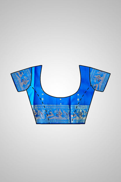 Buy Swarnachari Saree online – Matching blouse and complete look