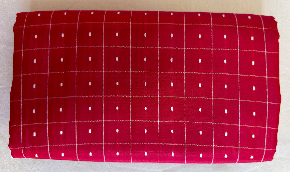 Bishnupur Silk Bindu Buti Saree full view – authentic handwoven Bengal heritage silk for Navratri, Eid and cultural galas across USA, India, UK and EU | Dakshin Vastram