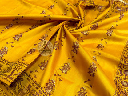 Pure silk saree – pallu design and craftsmanship view