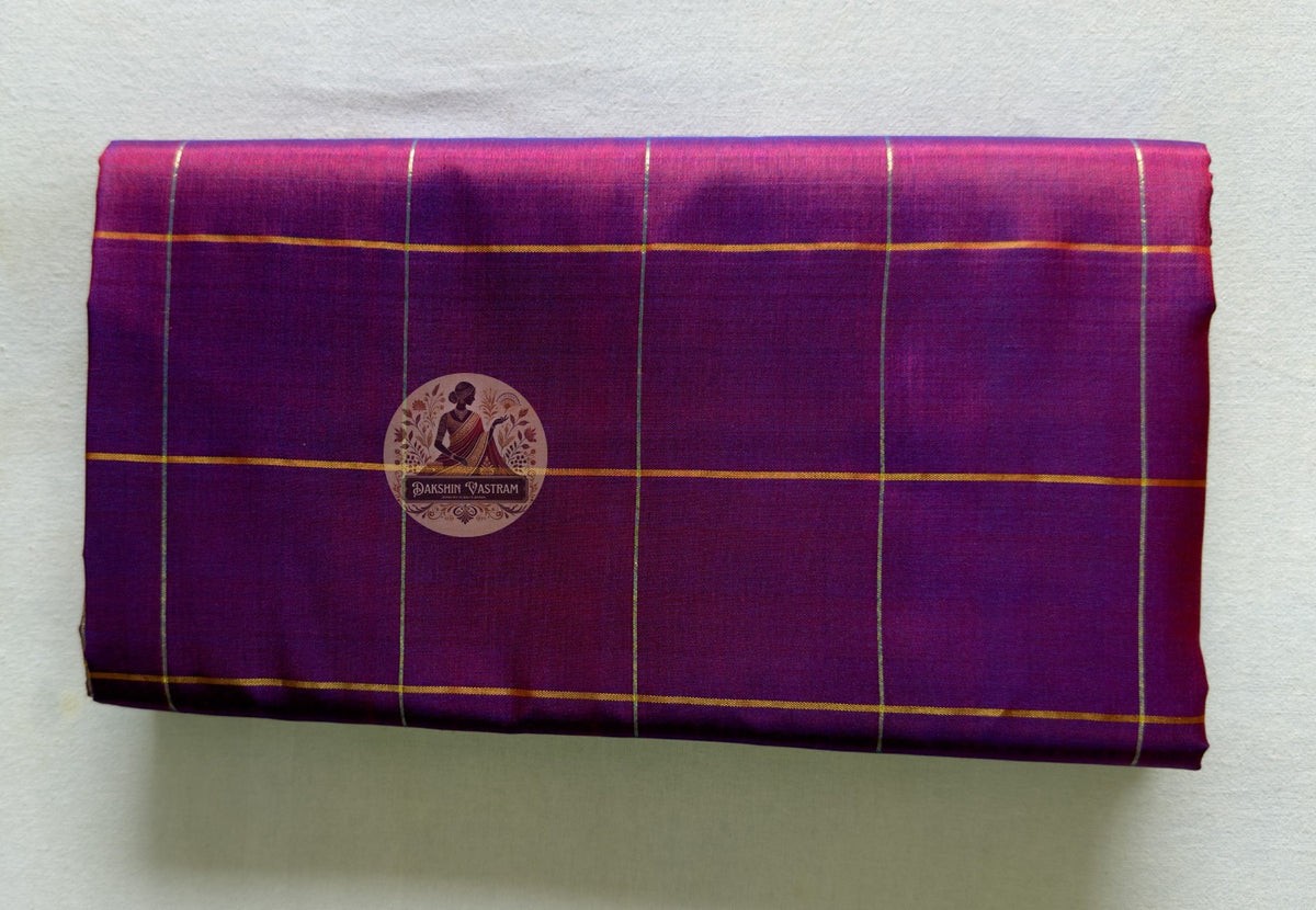 Detail shot of Bishnupur Katan Silk Saree pleats and drape, capturing the weight and body of authentic handwoven pure silk from Bishnupur, West Bengal