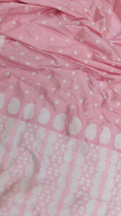 Buy Assam Silk Saree online – front view of Mulberry silk saree