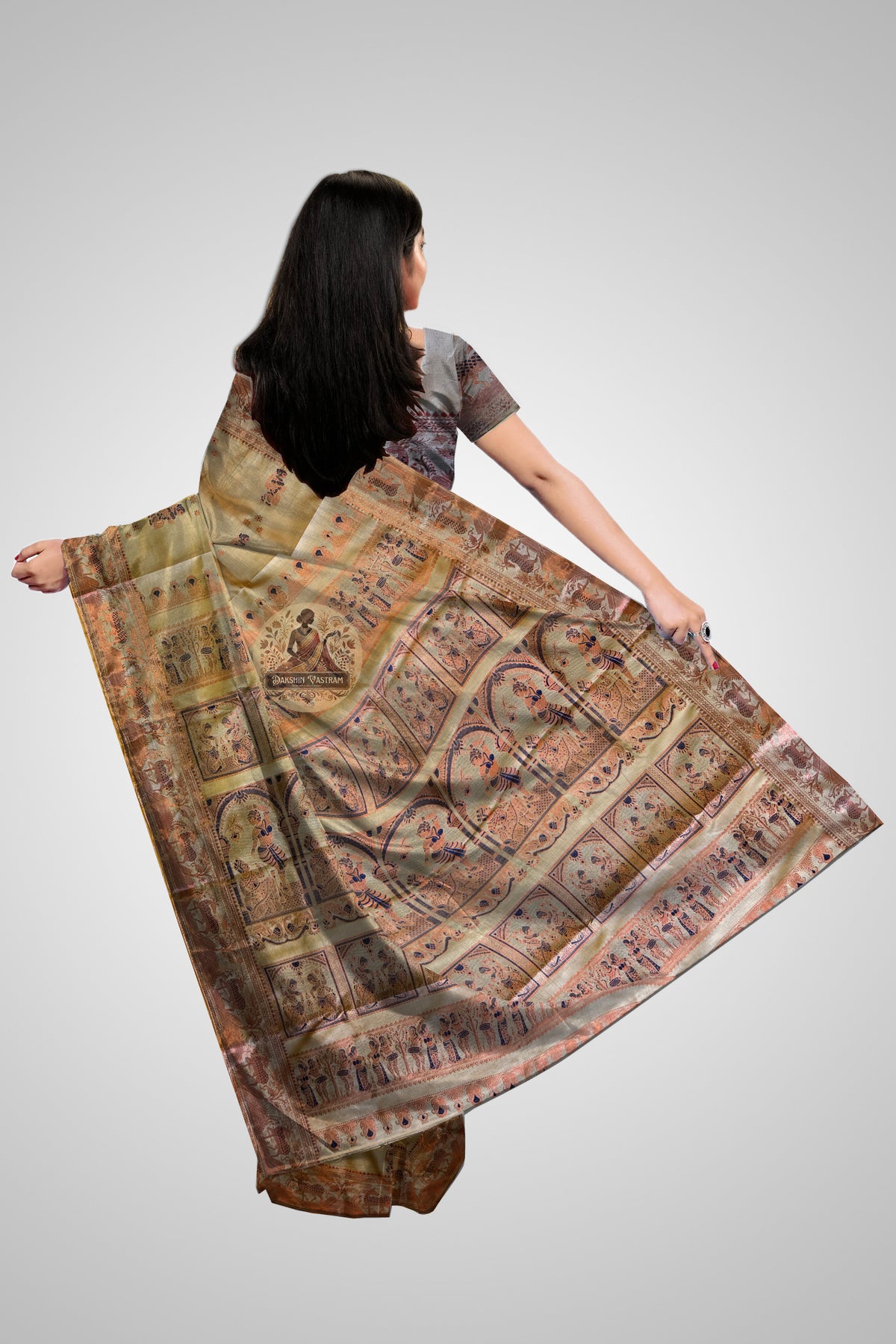 Shop Indian Silk Saree – Blouse and saree styled together