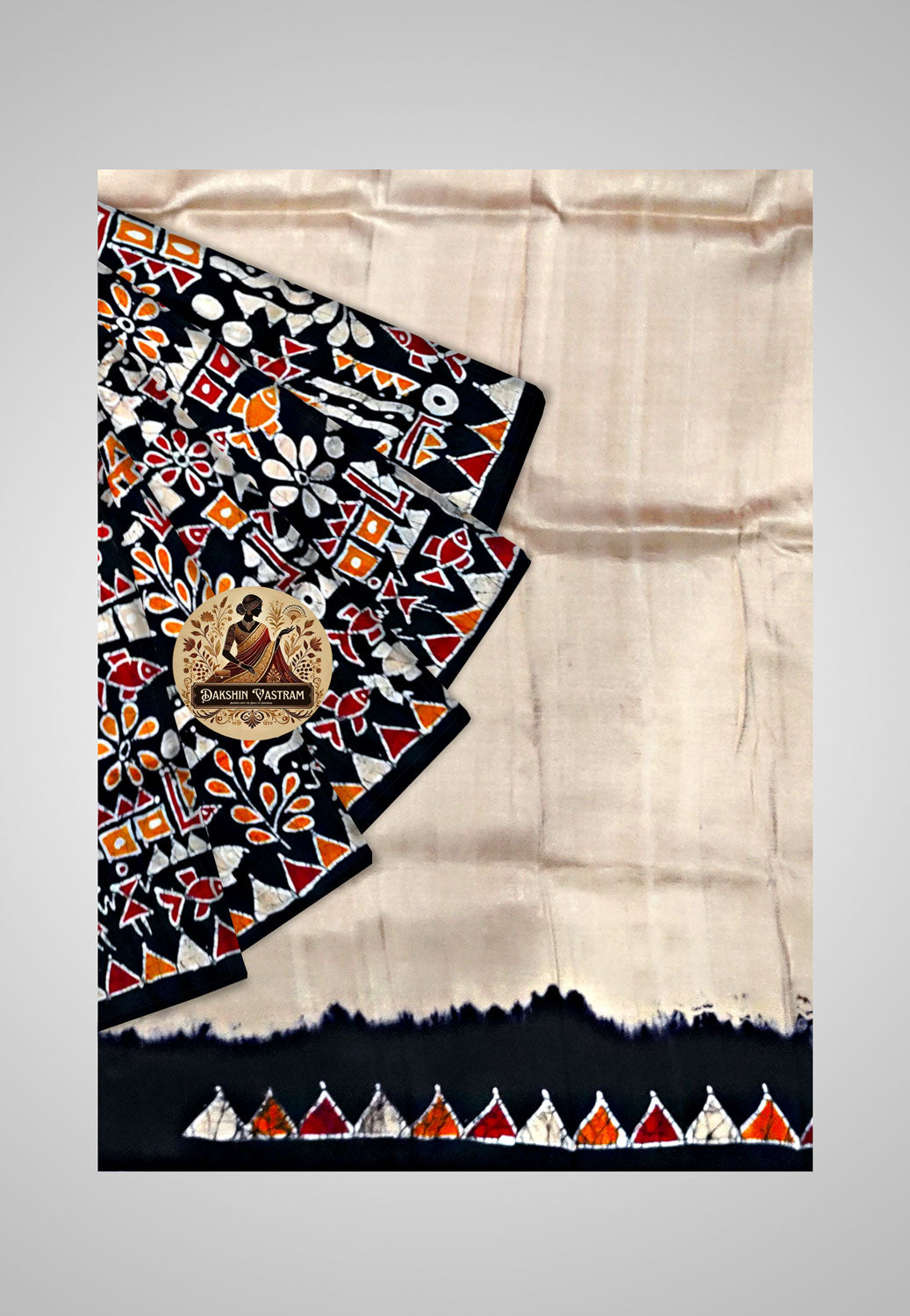 Explore Global Silk Sarees – Close-up of border craftsmanship
