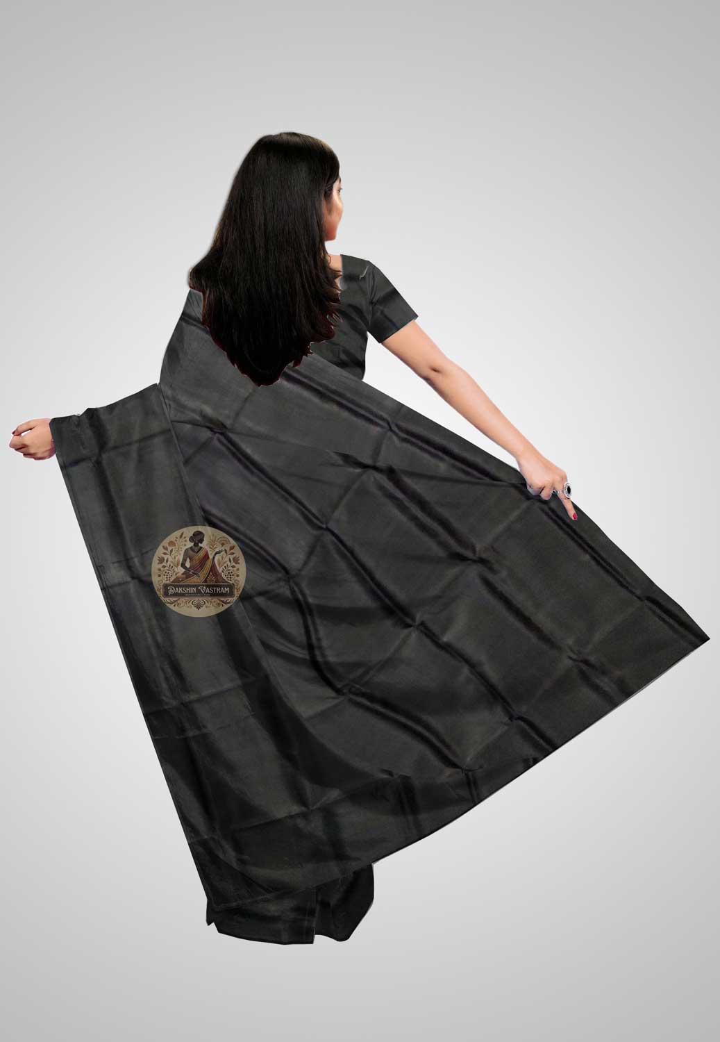 Explore Custom Silk Fabric – Rear view of Pure Silk Than roll