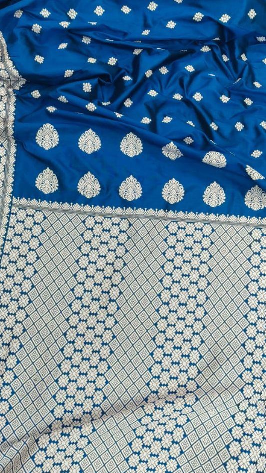 Close-up of Assam silk saree pallu with traditional Kamakhya-inspired motifs – handloom weave UK