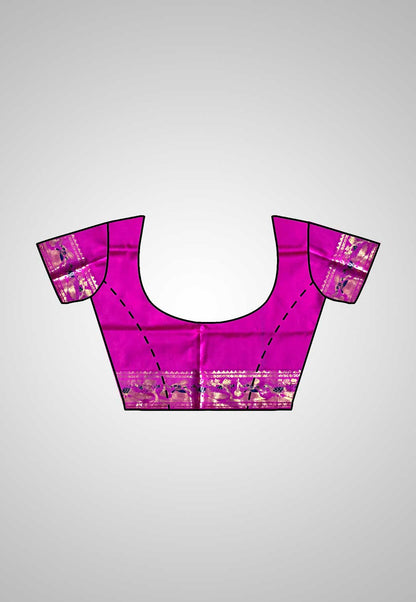 Buy Swarnachari Silk Saree online – Swarnachari Saree blouse piece