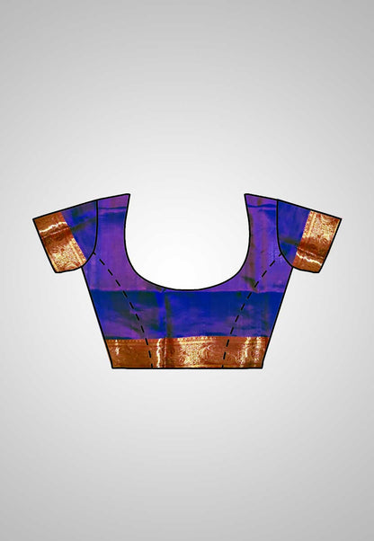 Saree Set with Blouse – Ready-to-wear pure silk outfit for global buyers