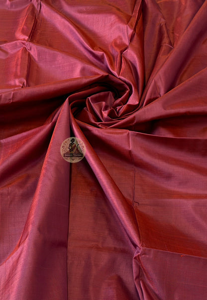 Pure Bishnupur silk fabric by the metre, traditional handloom weave from West Bengal