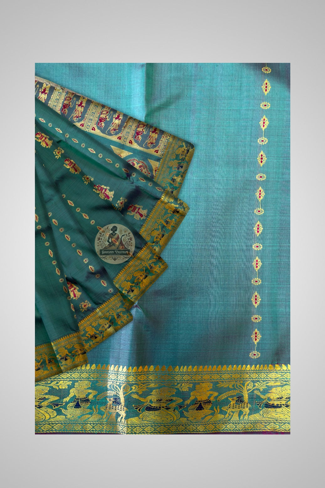 Buy silk saree online – saree styled with blouse piece