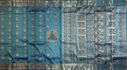 Shop Swarnachari Mulberry Saree online – Full saree flat display