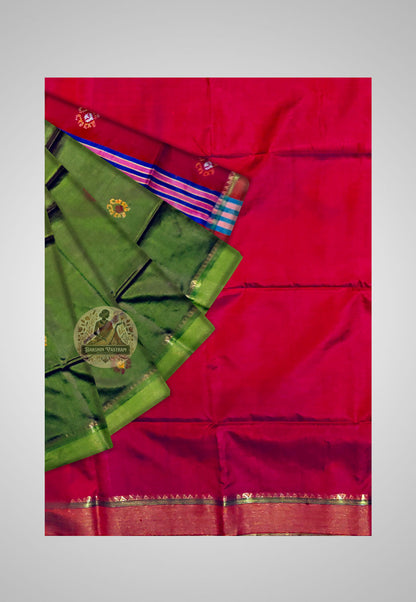 Global Silk Saree Look – Zoom on border and pallu craftsmanship