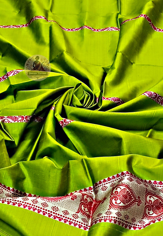 Buy Pure Silk Stole online – Traditional Indian stole front angle