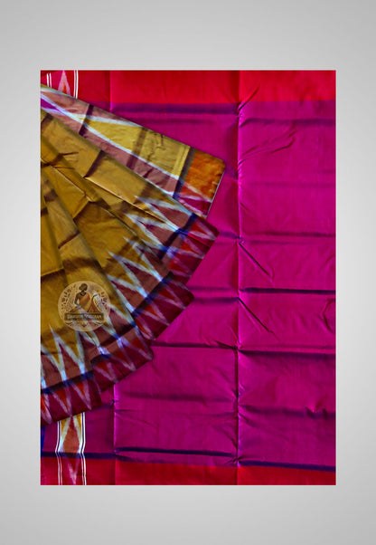 Order Ethnic Pure Silk Kotki Saree – Zoom-in on the intricate weaving