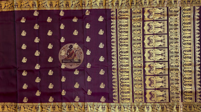 Buy Authentic Baluchari Saree online – Pallu design and craftsmanship