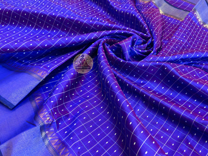 Shop Pure Silk Saree – Texture and Mulberry silk detailing focus