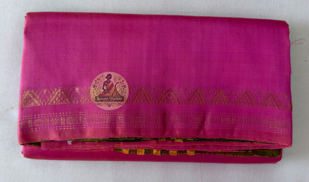 Shop Mulberry Silk Saree online – full saree flat display