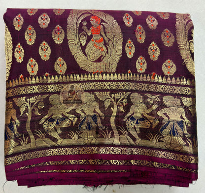 Swarnachari pure silk saree for Indian weddings and festivals – UK delivery from Bengal weavers