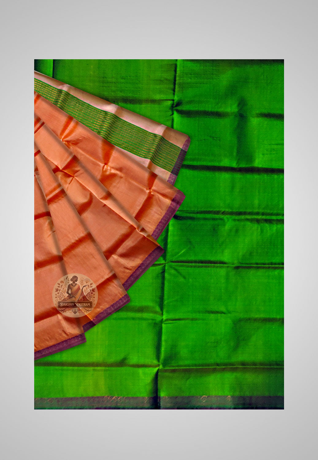 Order Elegant Silk Saree – Close-up view of weaving details