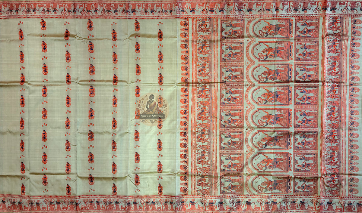 Buy Baluchari Silk Saree for wedding – Elegant bridal drape in pure silk