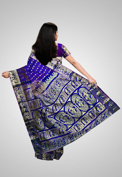 Luxurious handloom saree with refined craftsmanship and detailing