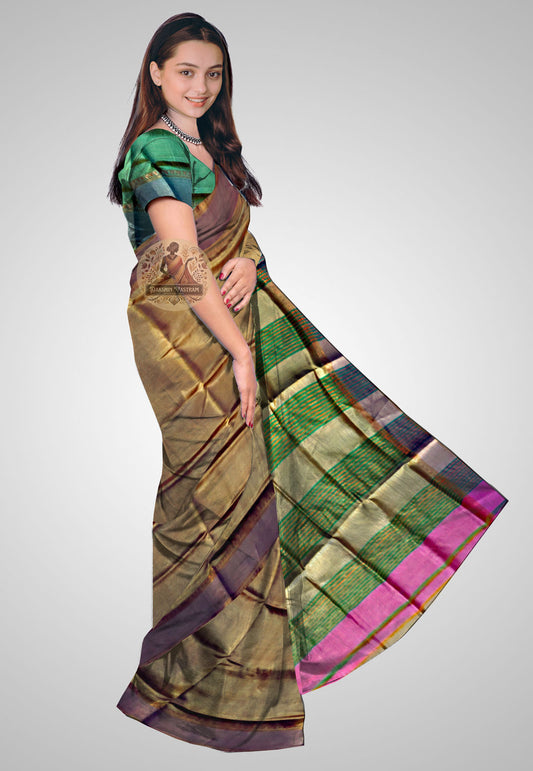 Buy Pure Silk Saree online – Silk Saree side view