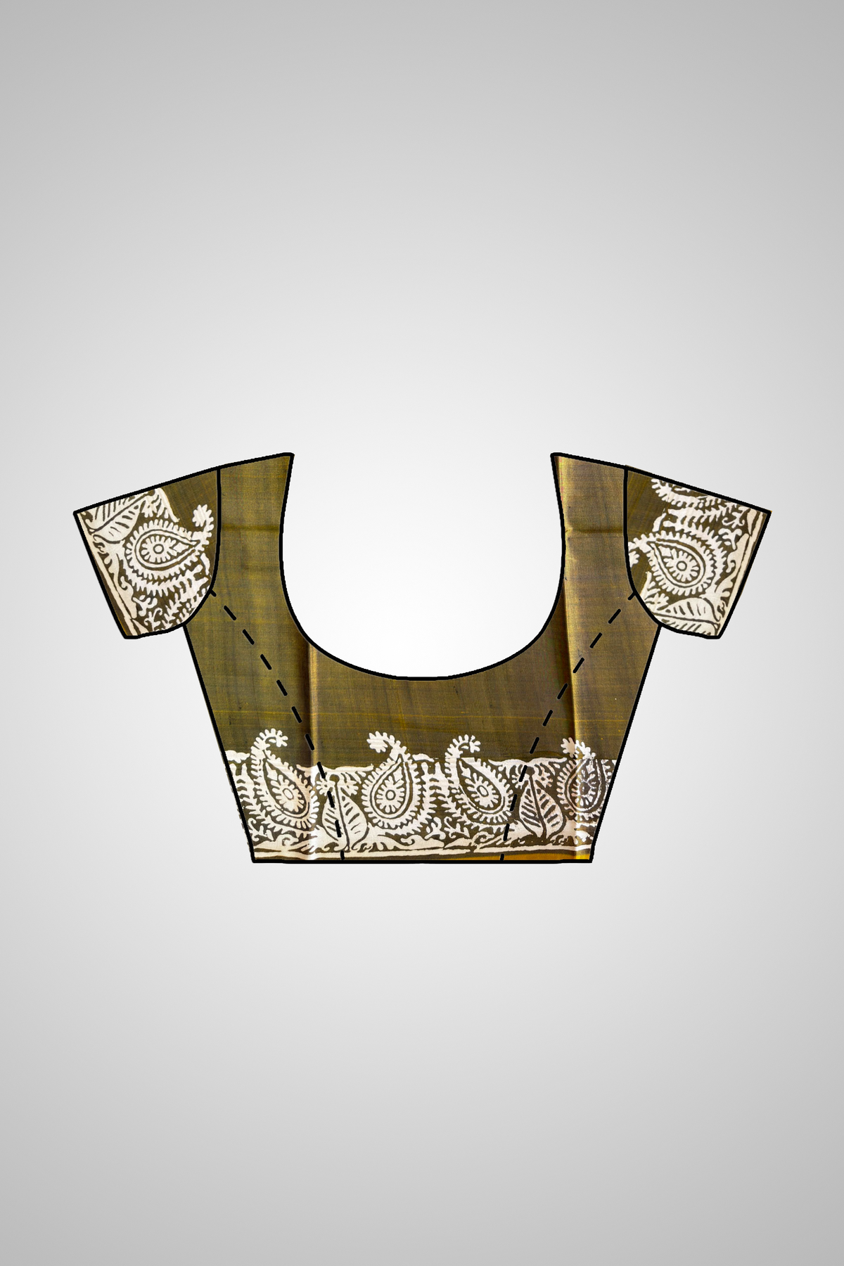 Bishnupur Silk Block Print Saree full length – heirloom quality Indian handloom saree for Indian diaspora in London, Sheffield and Southampton
