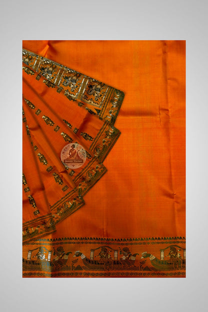 Buy silk saree online – saree styled with blouse piece