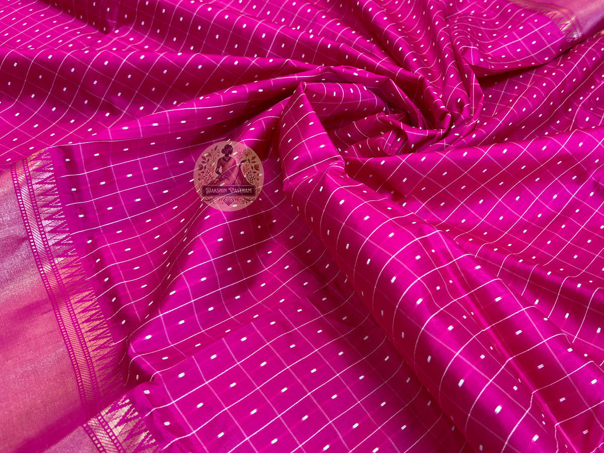 Shop Pure Silk Saree – Texture and Mulberry silk detailing focus