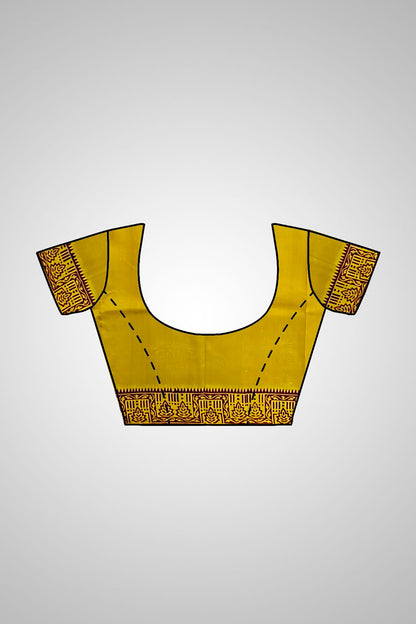 Buy Pure Silk Saree Online UK – Saree with stitched blouse view