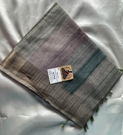 Buy Lightweight Cotton Silk Sarees – Rear view showing pallu details