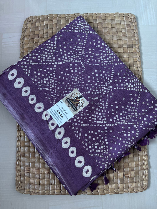 Buy Art Silk Saree online – Purple Art Silk Saree front view