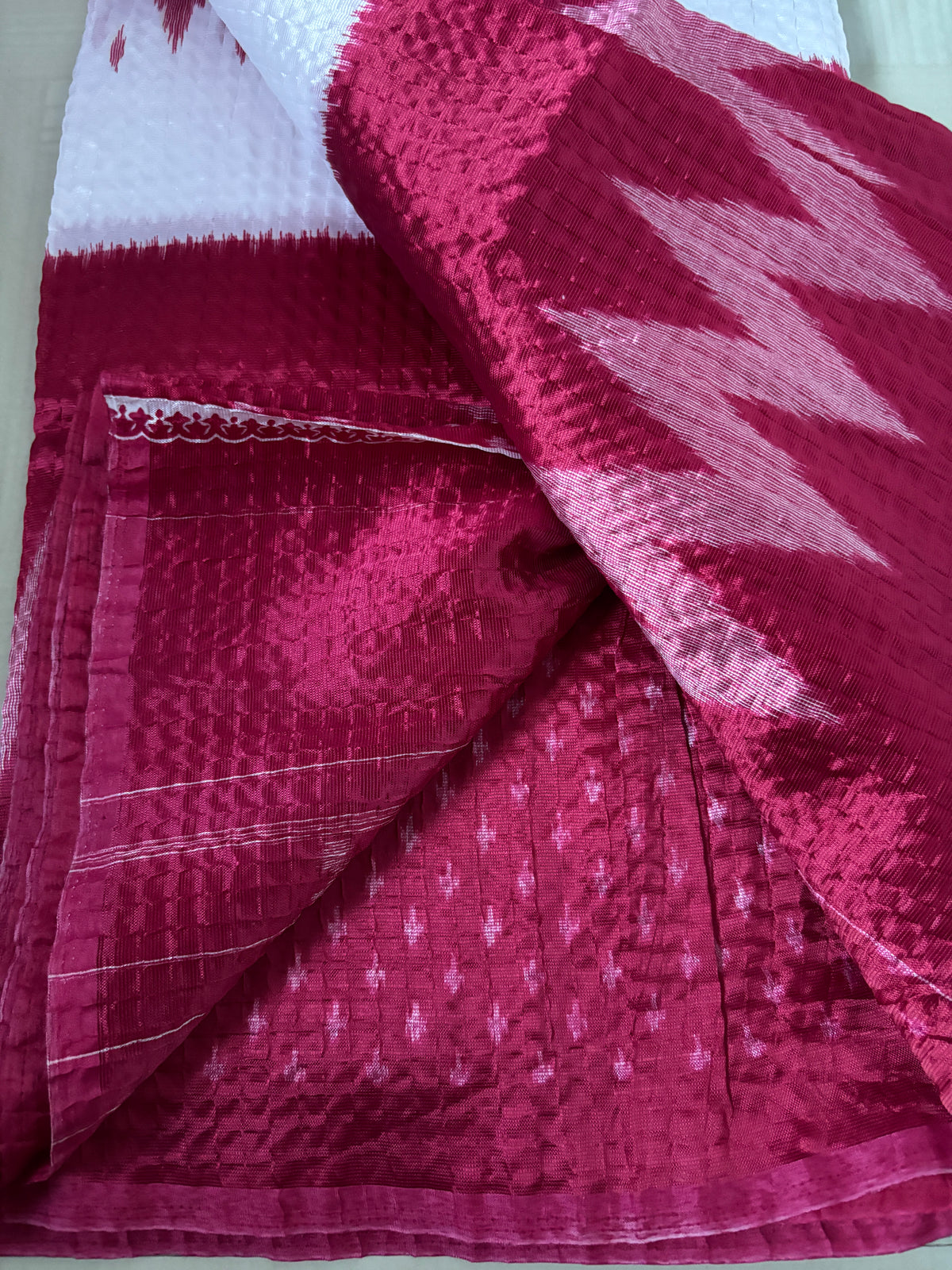 Buy Art Silk Saree online – Pink Art Silk Saree full view