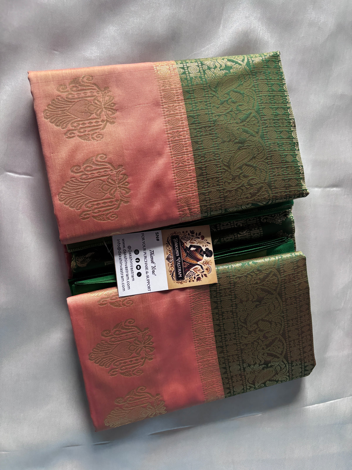 Buy Semi Silk Sarees online – Close-up of the weave texture