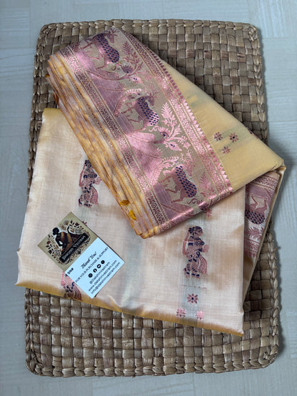 Swarnachari Pure Silk Saree – Handloom Heritage for Every Occasion