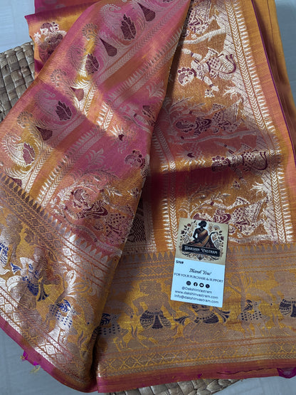 Swarnachari Saree Online – Royal Bengal Weave for Grand Celebrations