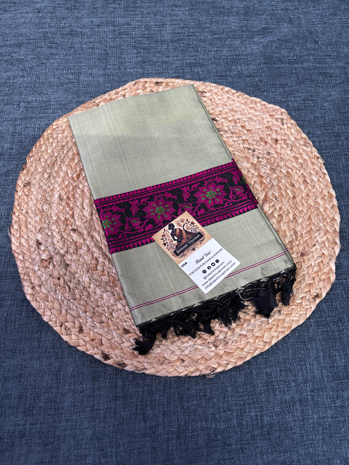 Buy Pure Mulberry Silk Stole online – Elegant silk stole front view