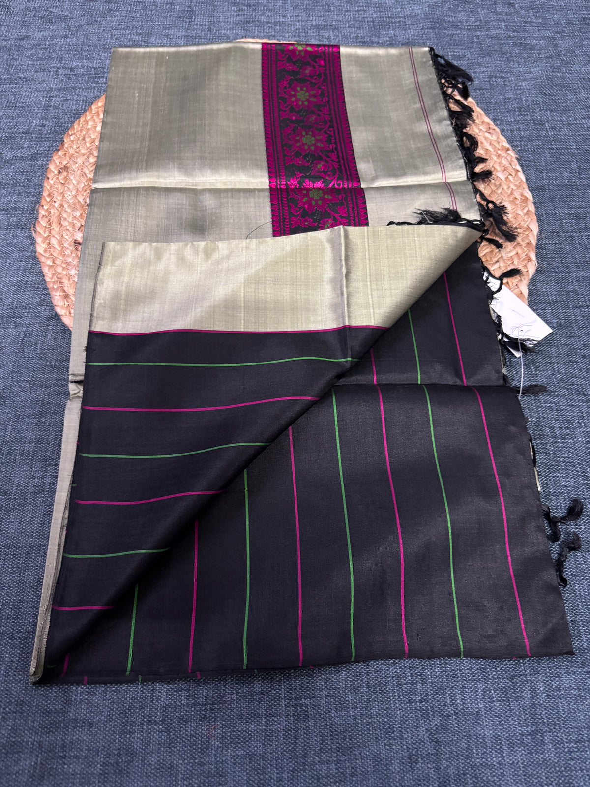 Buy Mulberry Silk Scarf online – Full silk scarf display view