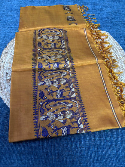 Buy Mulberry Silk Scarf online – full silk scarf display view