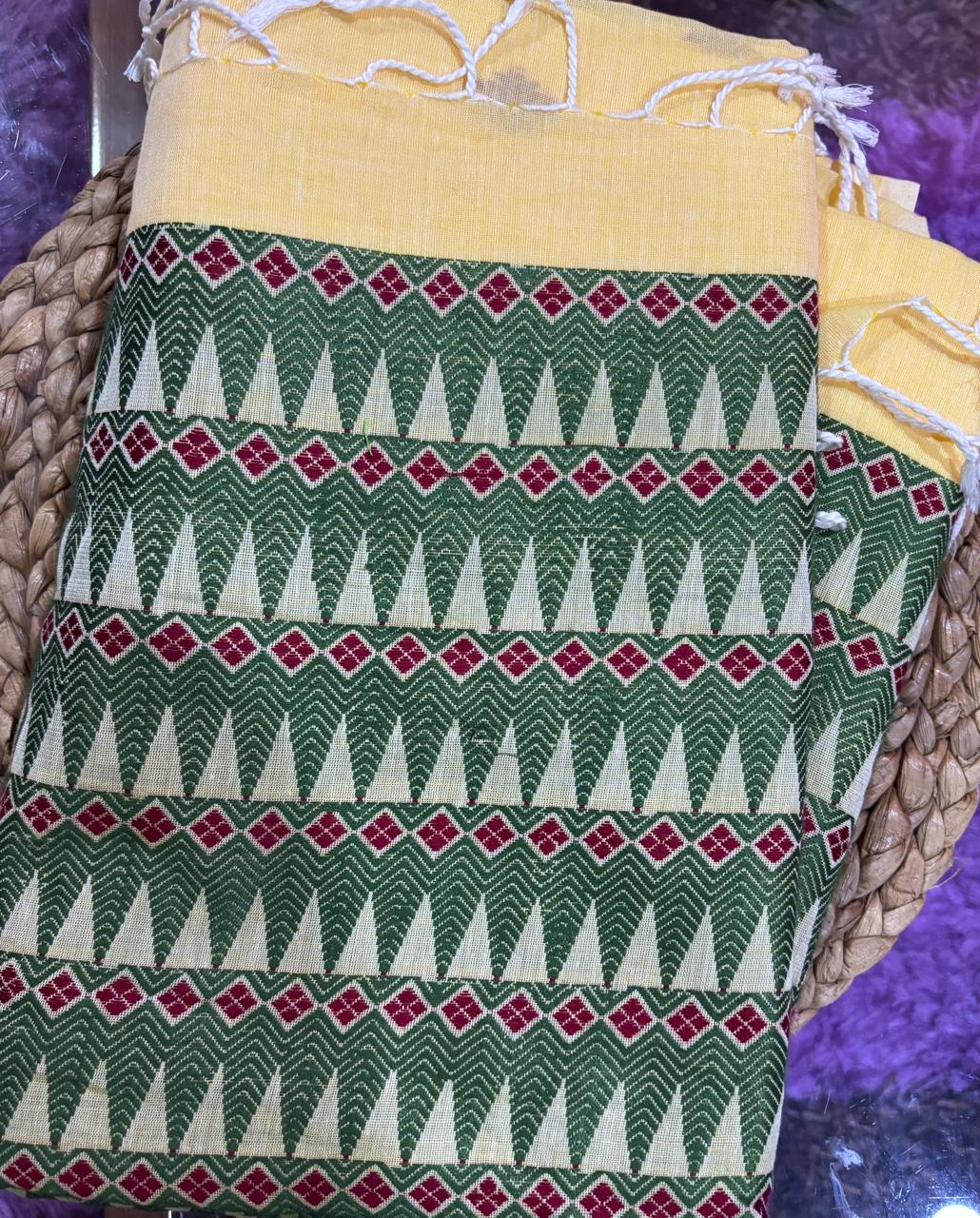 Assam Cotton Saree – Handloom Traditional Weave