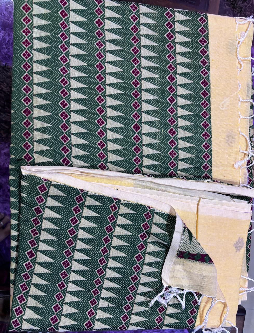 Assam Cotton Saree – Handloom Traditional Weave