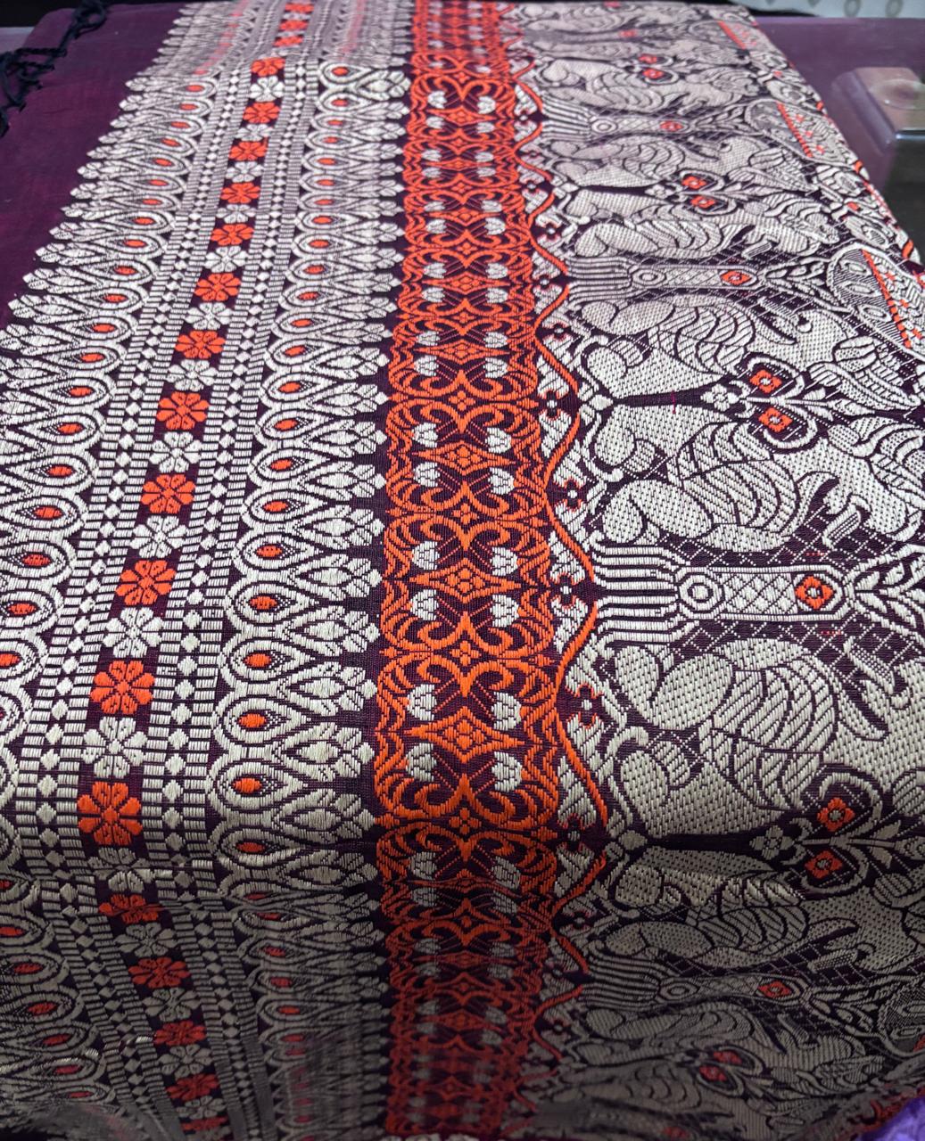 Assam Cotton Saree – Handloom Traditional Weave