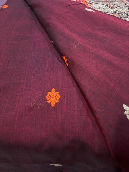 Assam Cotton Saree – Handloom Traditional Weave
