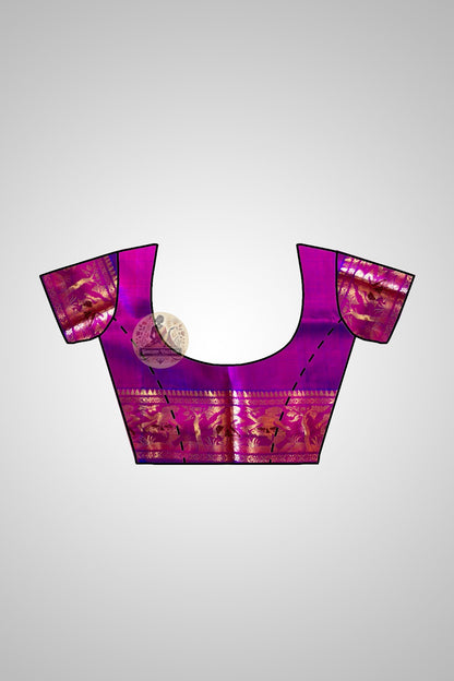 Collector's edition Swarnachari Pure Silk Saree – 15-day handloom weave, delivered to Noida and Guwahati