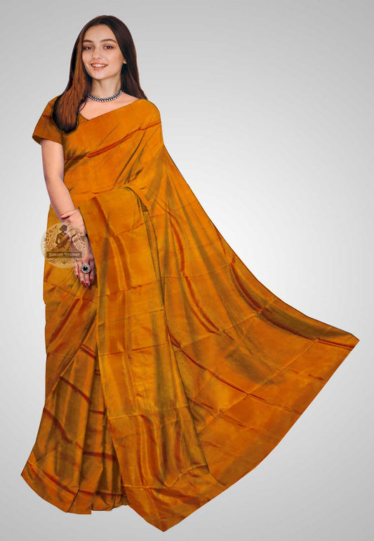 Buy Handloom Silk Than – Traditional silk fabric front view