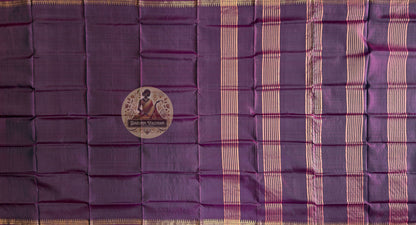Buy Katan Silk Saree online – texture and threadwork detail